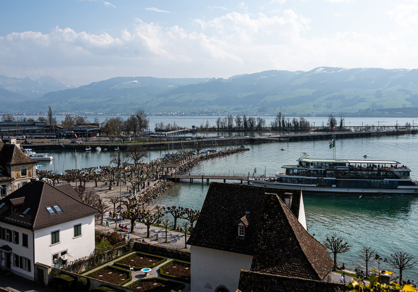 Postkarte: Rapperswil, die Rosenstadt am Zürichsee · Schweiz