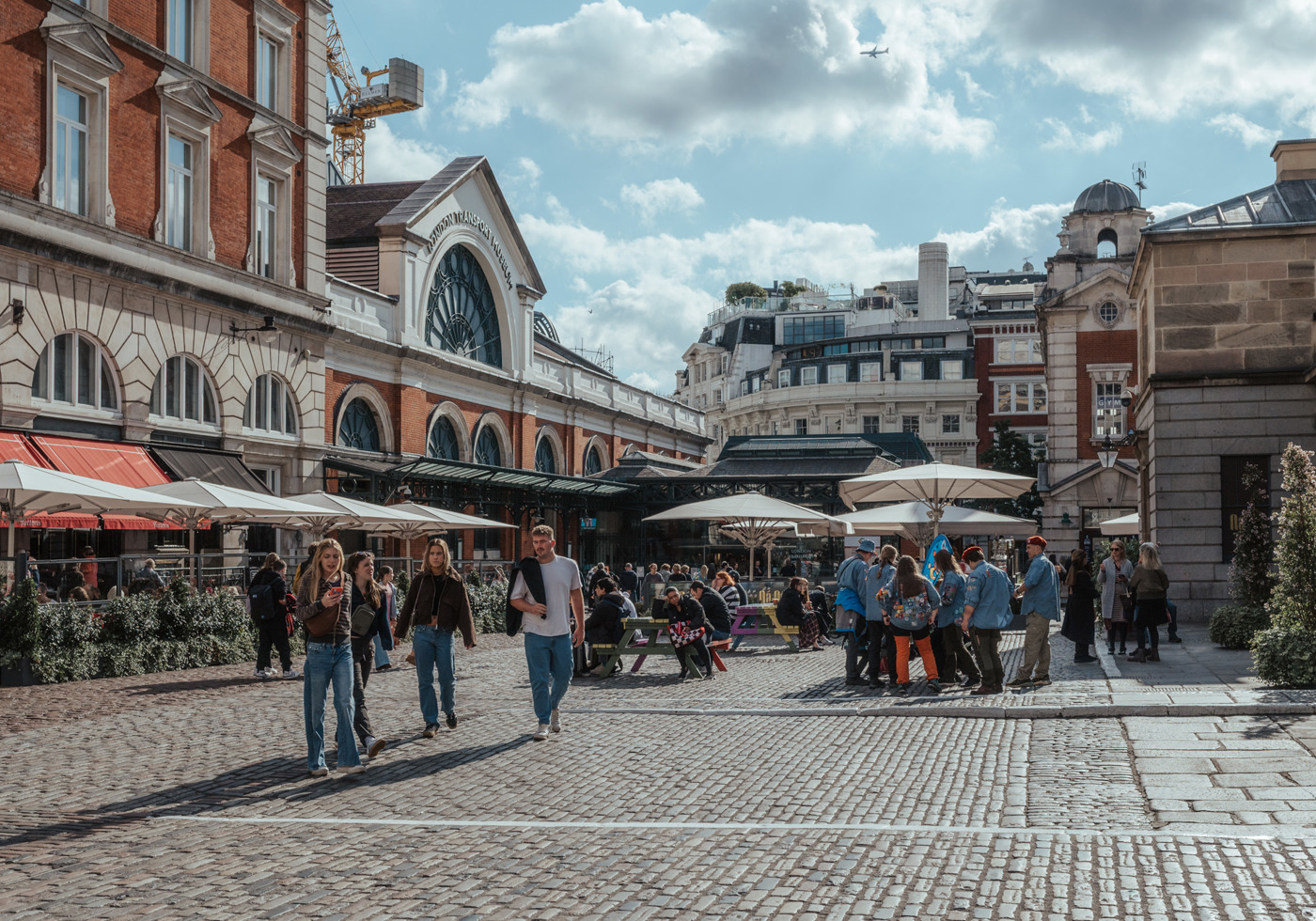 Postkarte: London – Apple Market in Covent Garden · England